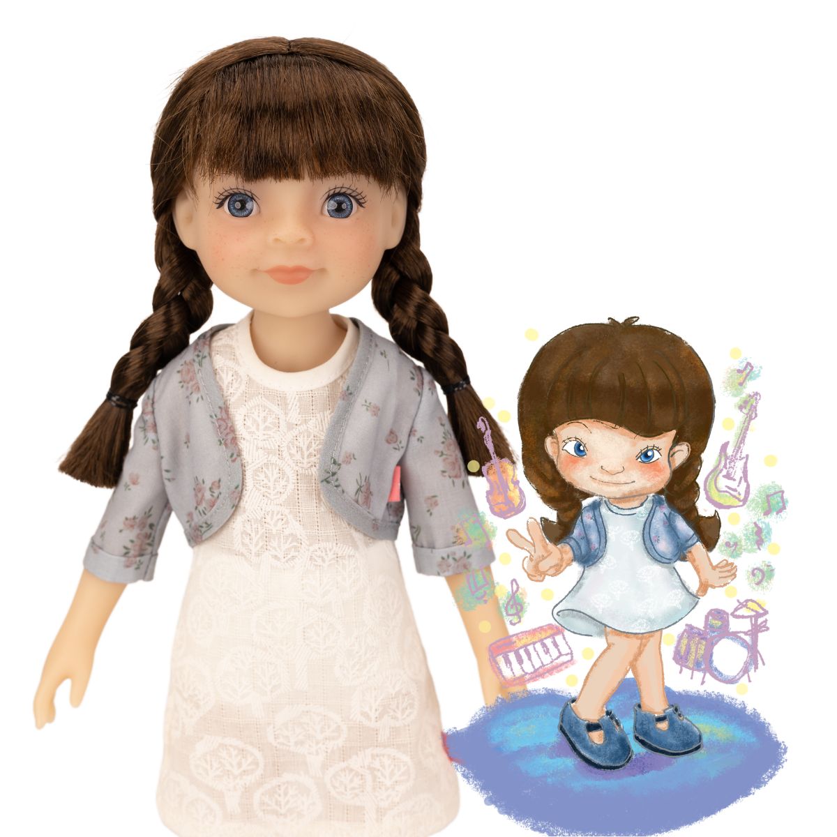 Ruby Red Fashion Friends - Jolli Buddies - Iris 12.5" Collectible Doll - Dolls