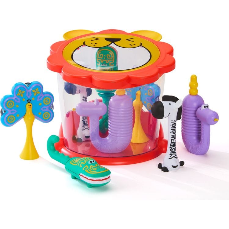 FAO Schwarz - Jungle Drum 5-Piece Instrument Set - Music