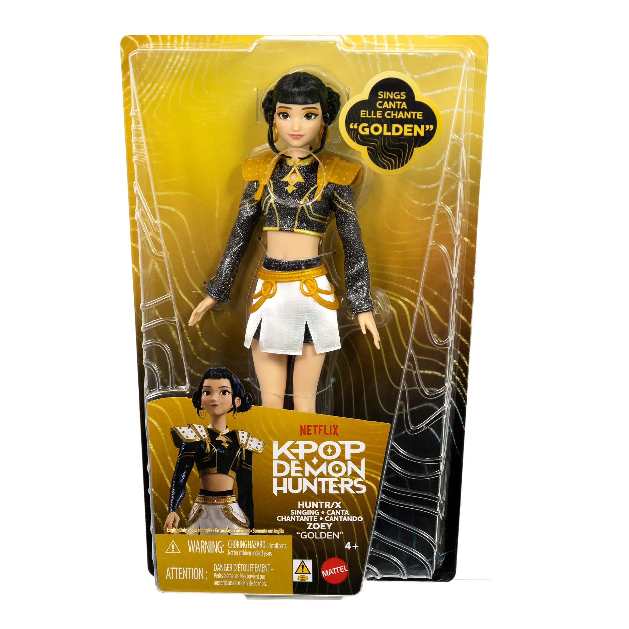 KPop Demon Hunters - KPop Demon Hunters Singing Zoey Fashion Doll - Dolls