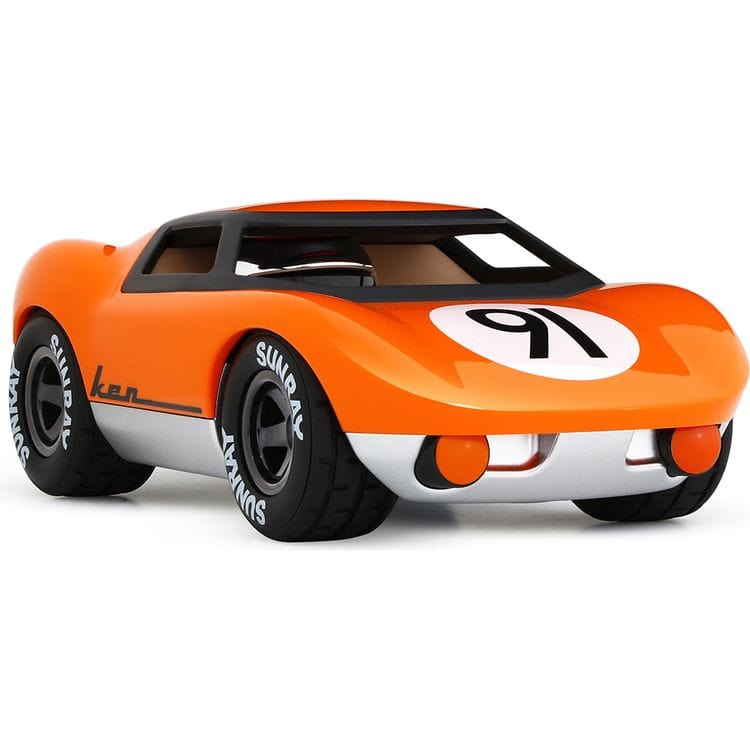 Playforever - Ken Gibson Toy Car - Orange - Vehicles