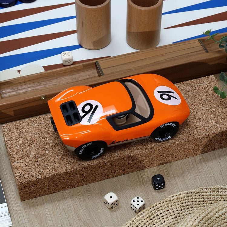 Playforever - Ken Gibson Toy Car - Orange - Vehicles