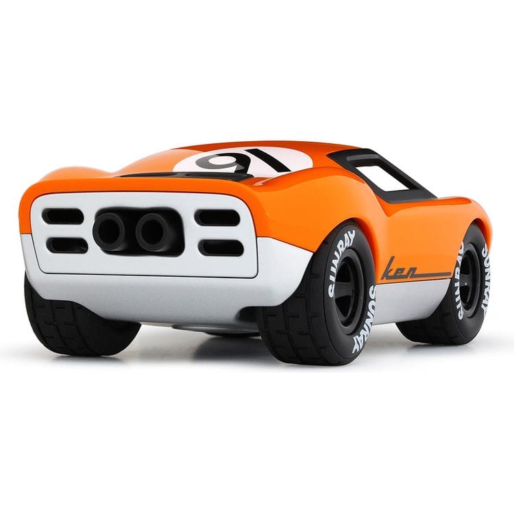 Playforever - Ken Gibson Toy Car - Orange - Vehicles