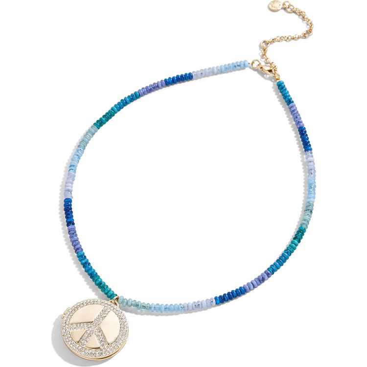 Minibar by BaubleBar - Kid's Locket Necklace - Peace - Trend Accessories