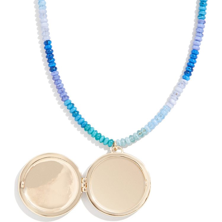 Minibar by BaubleBar - Kid's Locket Necklace - Peace - Trend Accessories