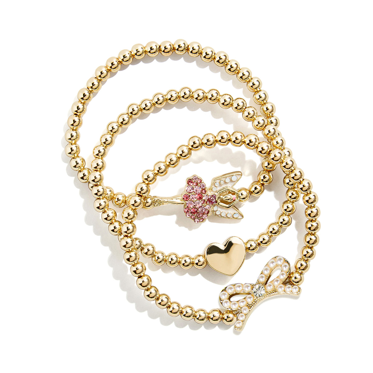 Minibar by BaubleBar - Kids' Ballet Bracelets - Set of 3 - Trend Accessories