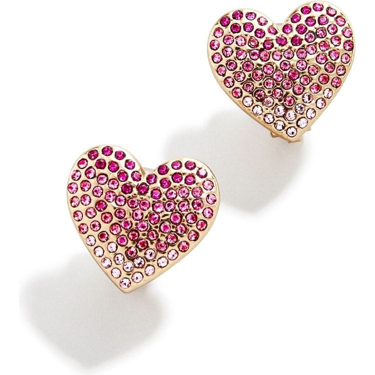 Minibar by BaubleBar - Kids' Pave Hearts Earrings - Trend Accessories