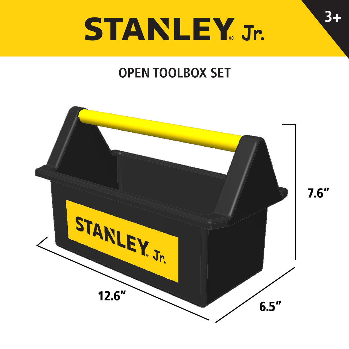 Stanley Jr. - Kids Tool Box - 18-Piece Toy Tool Set - Preschool