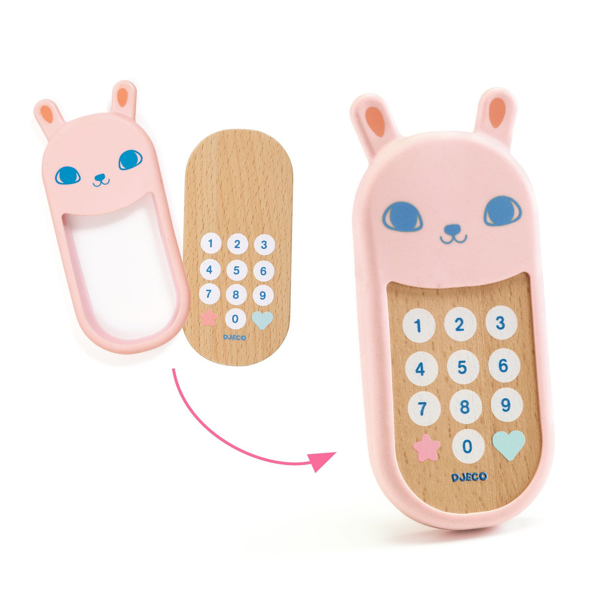 Djeco - Kitten's Handbag Play Set - Preschool