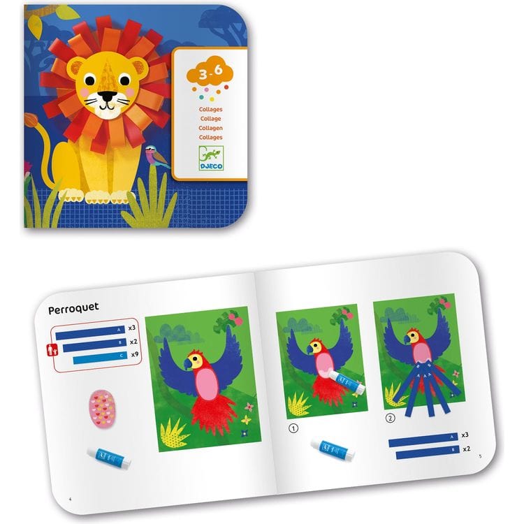 Djeco - LPA Collage With Small Loops - Creativity