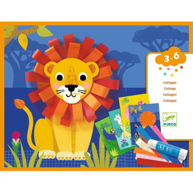 Djeco - LPA Collage With Small Loops - Creativity