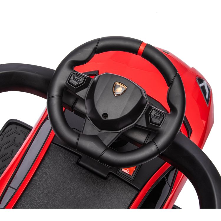 Freddo - Lamborghini 3-in-1 Push Ride On Toy Car - Red - Outdoor