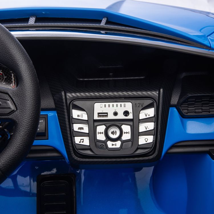 Freddo - Lamborghini Revuelto 24V 2 -Seater Ride on Car - Blue - Outdoor
