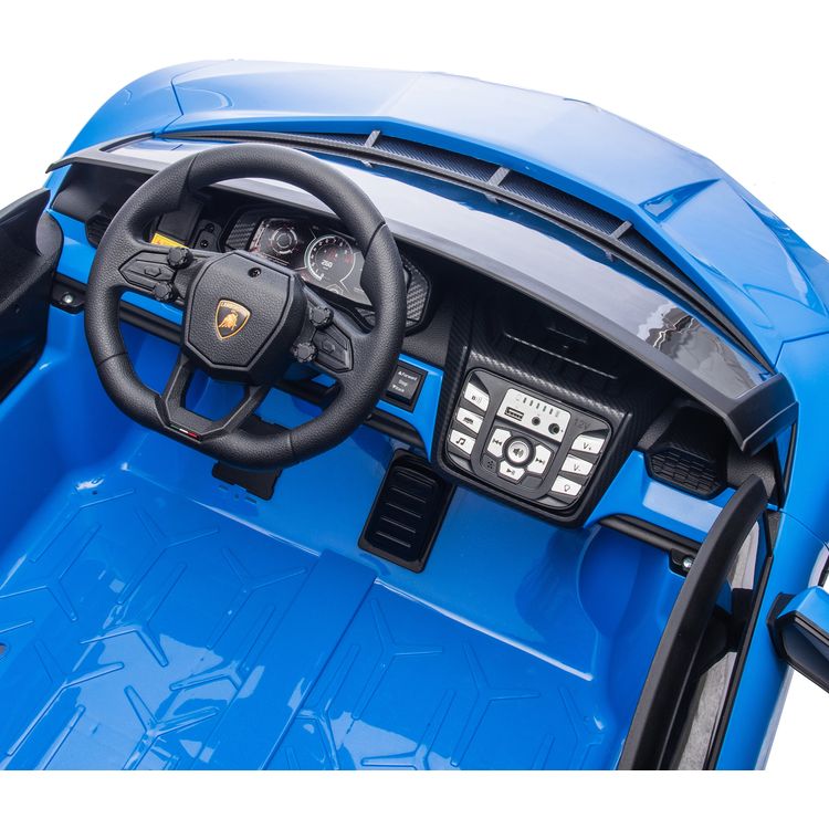 Freddo - Lamborghini Revuelto 24V 2 -Seater Ride on Car - Blue - Outdoor