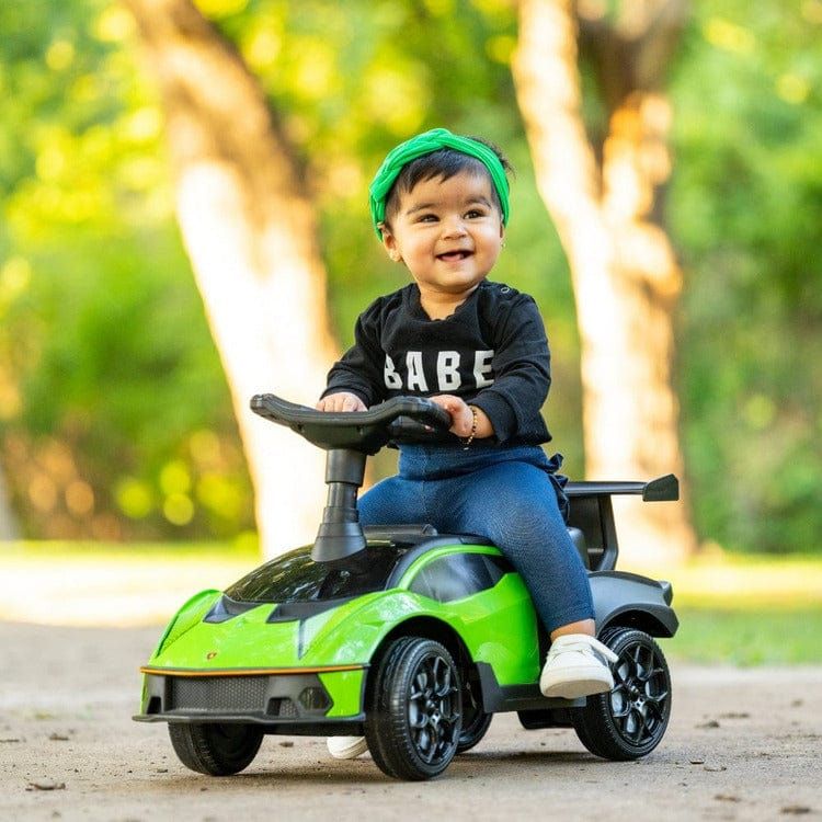 Best Ride on Cars - Lamborghini SCV Push Car - Green - Outdoor