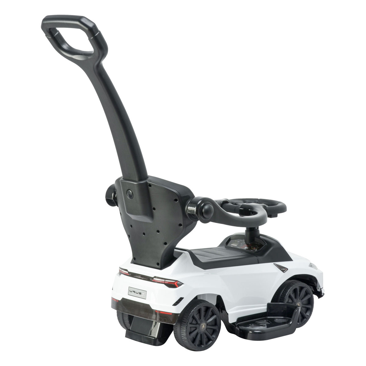 Best Ride on Cars - Lamborghini Urus 3 In 1 Push Car - White - Outdoor
