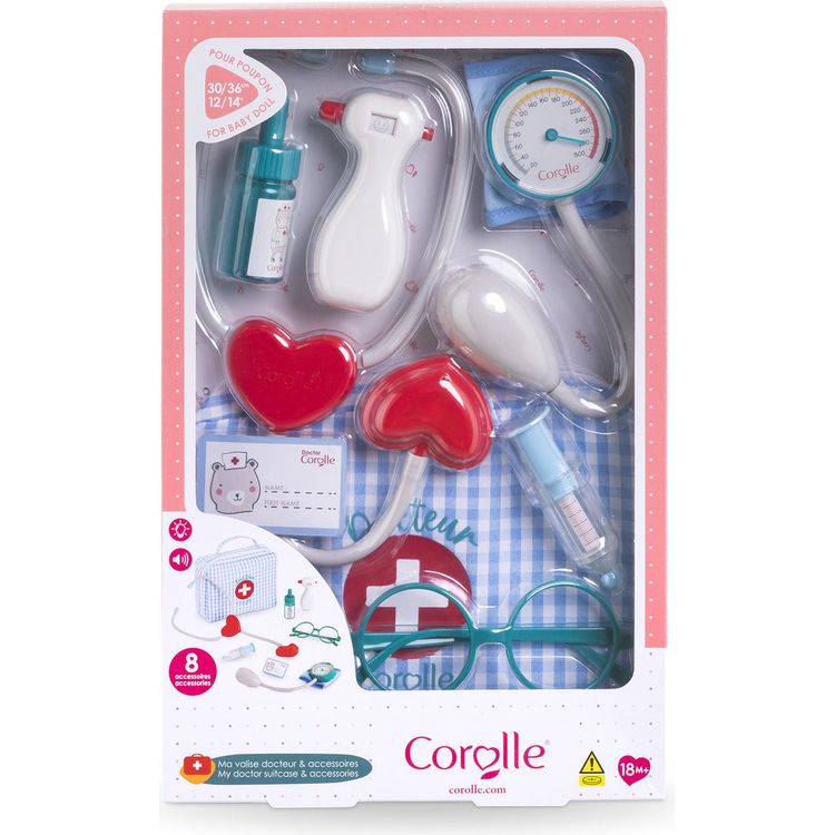 Corolle - Large Doctor Playset for 12" and 14" Dolls - Dolls