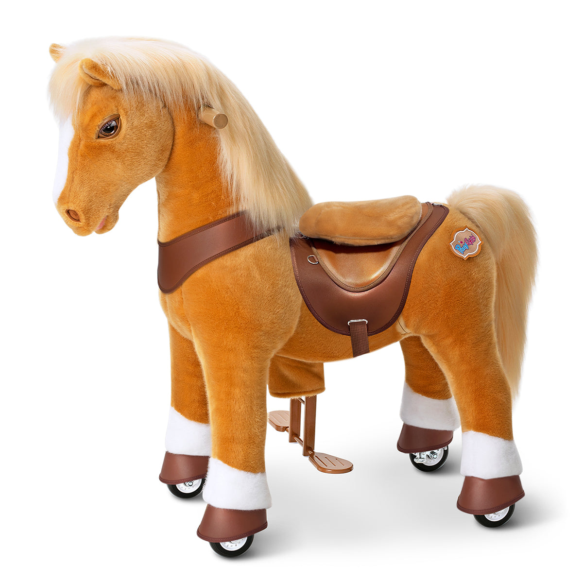 PonyCycle, Inc. - Light Brown Horse Model Y Ride on Toy - 4-7 Years - Outdoor