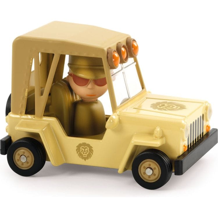 Djeco - Lion Safari Crazy Motors Car Toy - Vehicles