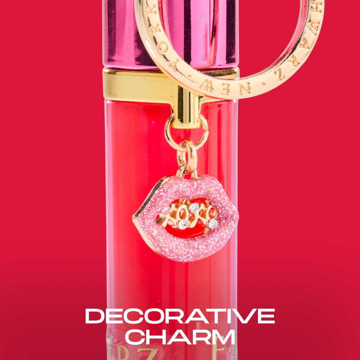 FAO Schwarz - Lip Gloss Keychain – Cherry Pop - Fashion Activity and Roleplay