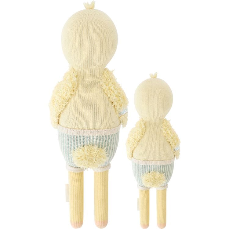 Cuddle And Kind - Little 13" Finley the Duckling Hand-Knit Doll - Plush