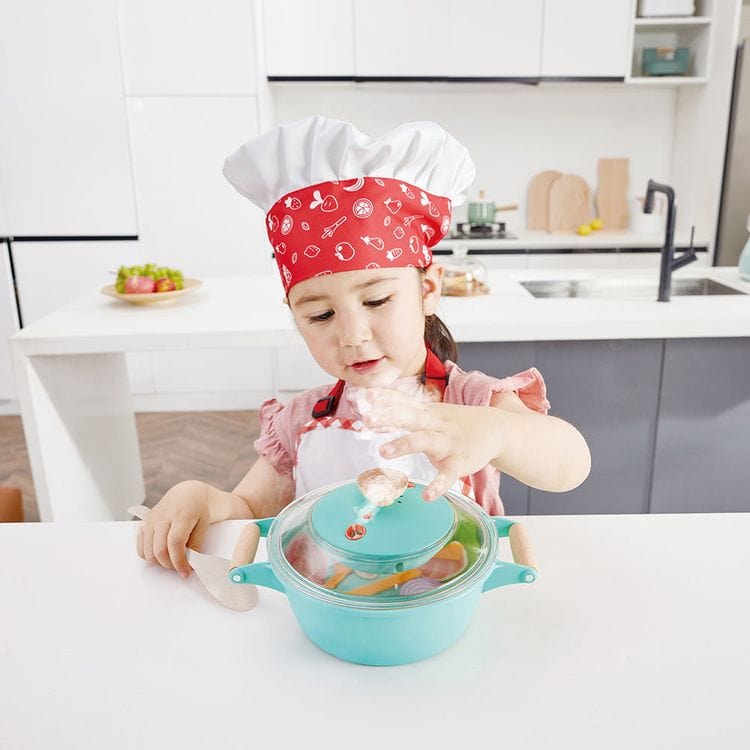 Hape - Little Chef Cooking & Steam Playset - Preschool