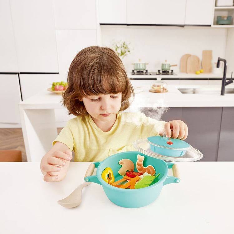 Hape - Little Chef Cooking & Steam Playset - Preschool