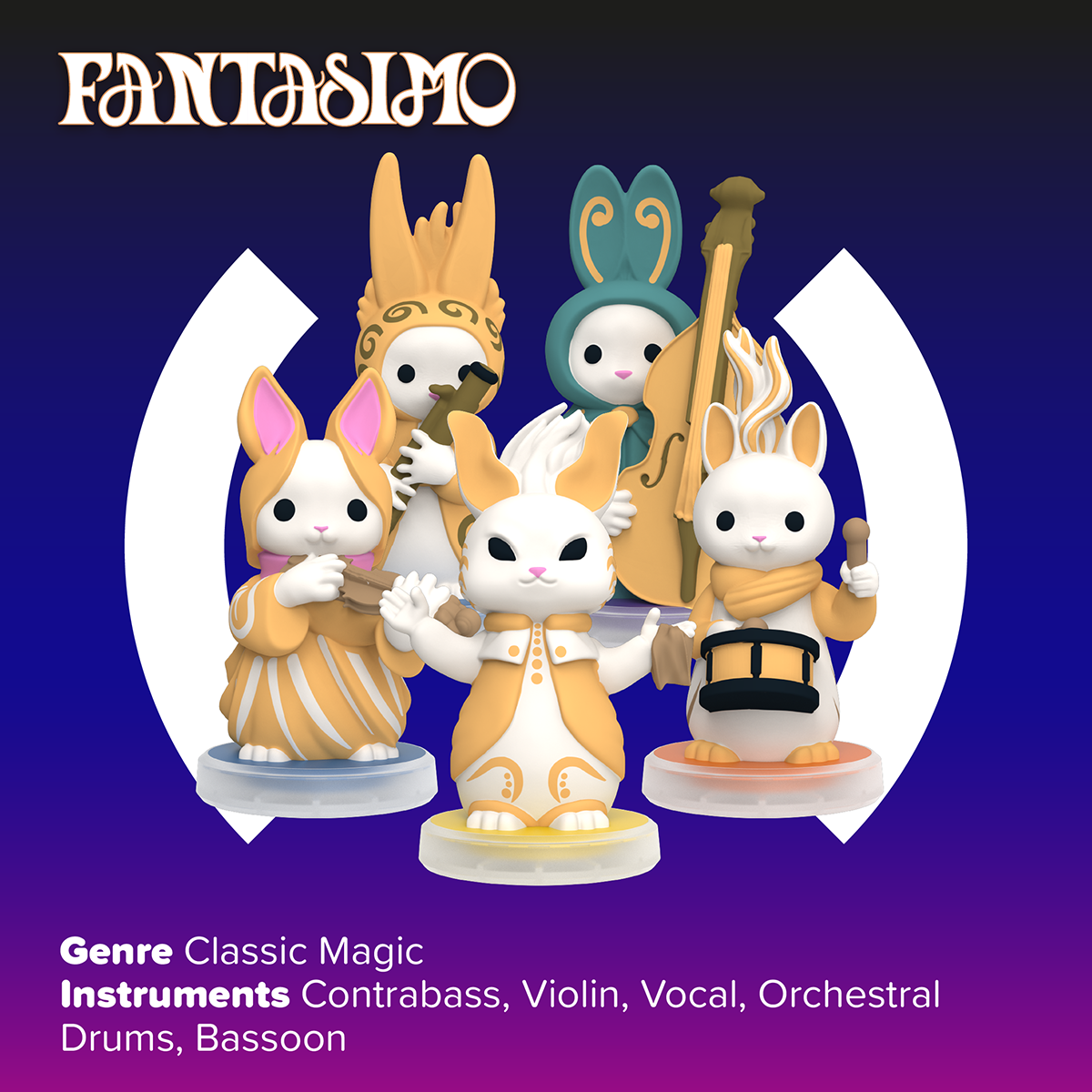Loops Lab® - Loops Lab Fantasimo: 5 Figurines Classical Band - Electronics