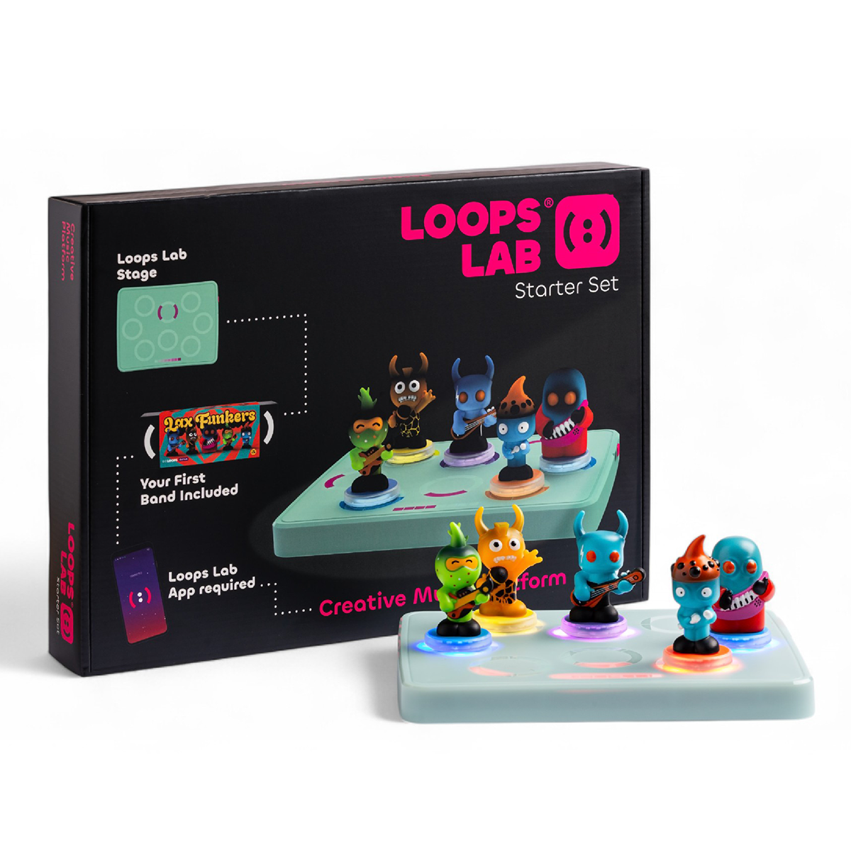 Loops Lab® - Loops Lab Starter Set + Complementary 5-Dolls Band - The Lax Funkers - Electronics