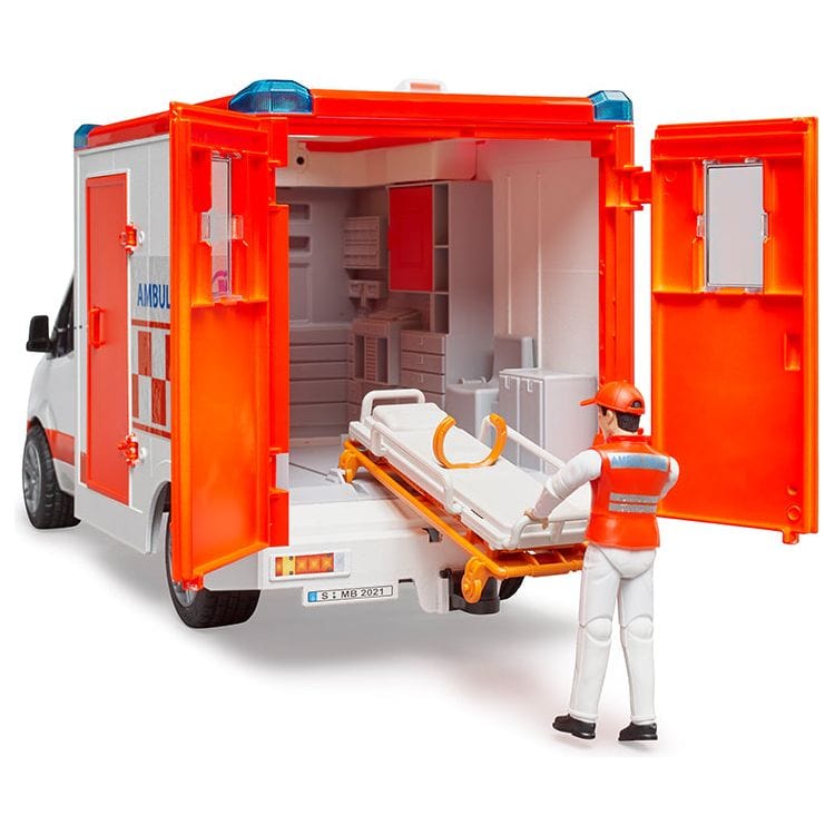 Bruder - MB Sprinter Ambulance with Driver Figurine - Vehicles