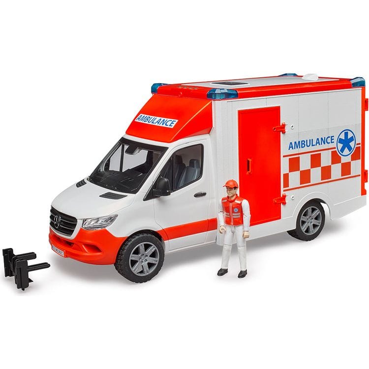Bruder - MB Sprinter Ambulance with Driver Figurine - Vehicles