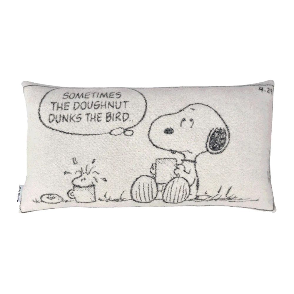 Peanuts Cushion Cover XL - Doughnut Comic