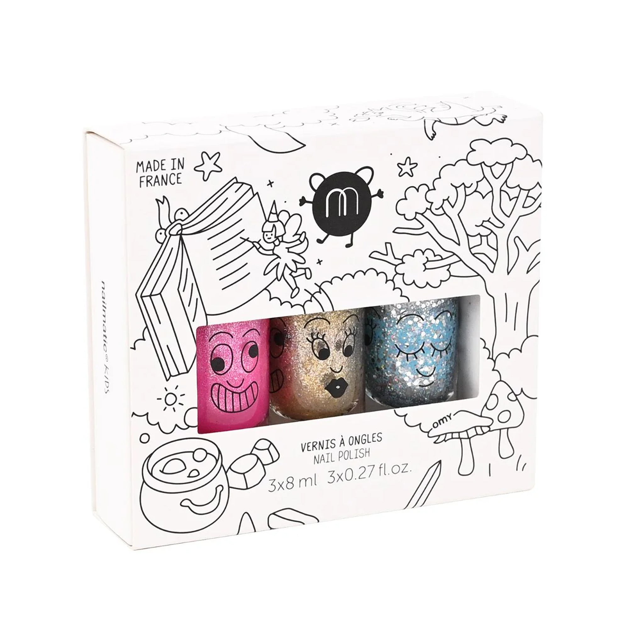 Nailmatic - Magical Nail Polish 3 Pack for Kids - Trend Accessories
