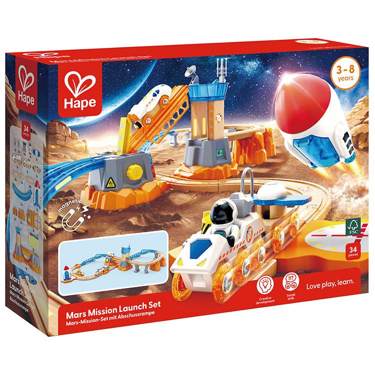 Hape - Mars Launch Rail Set - Preschool