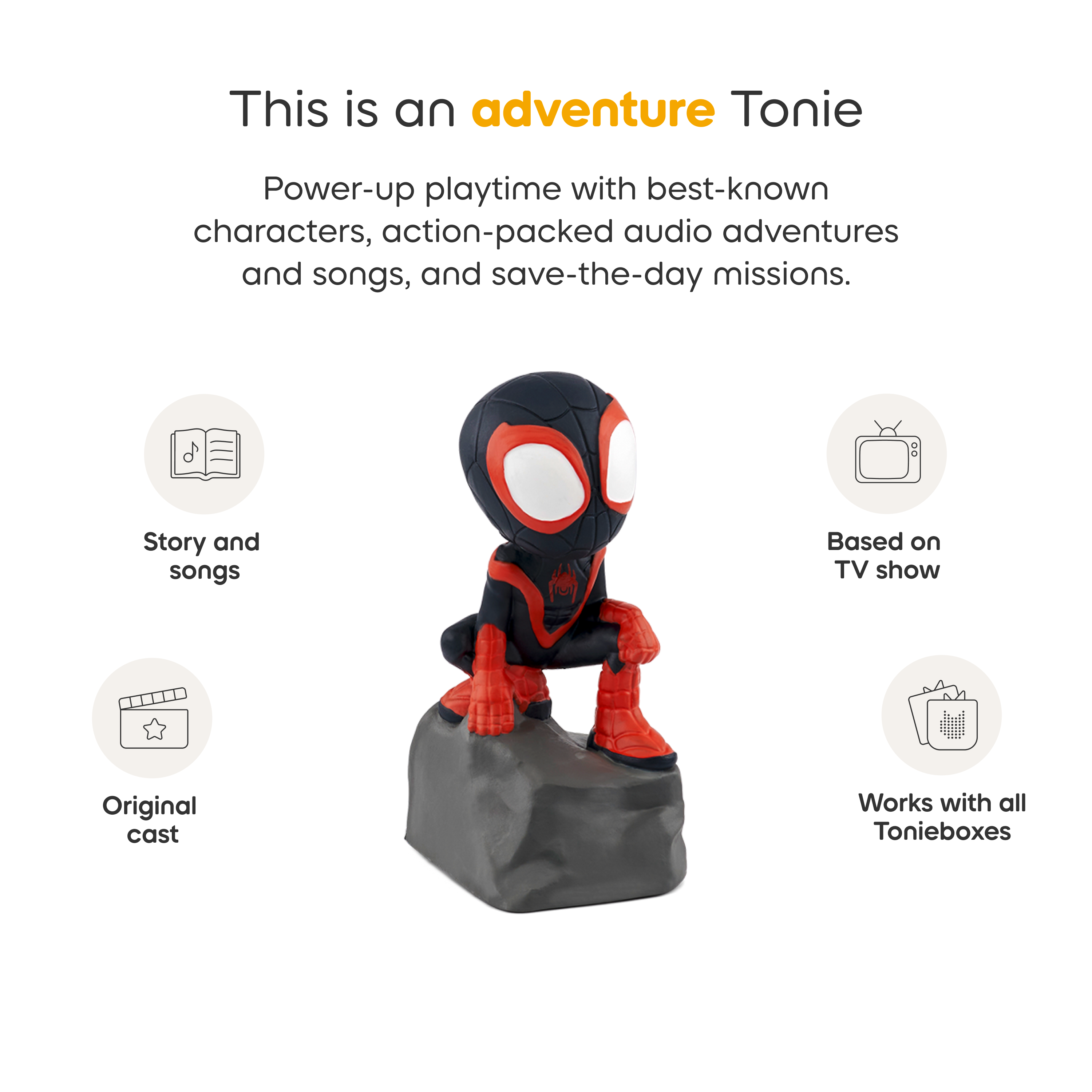 Tonies - Marvel's Spidey and His Amazing Friends: Spin Tonie - Electronics