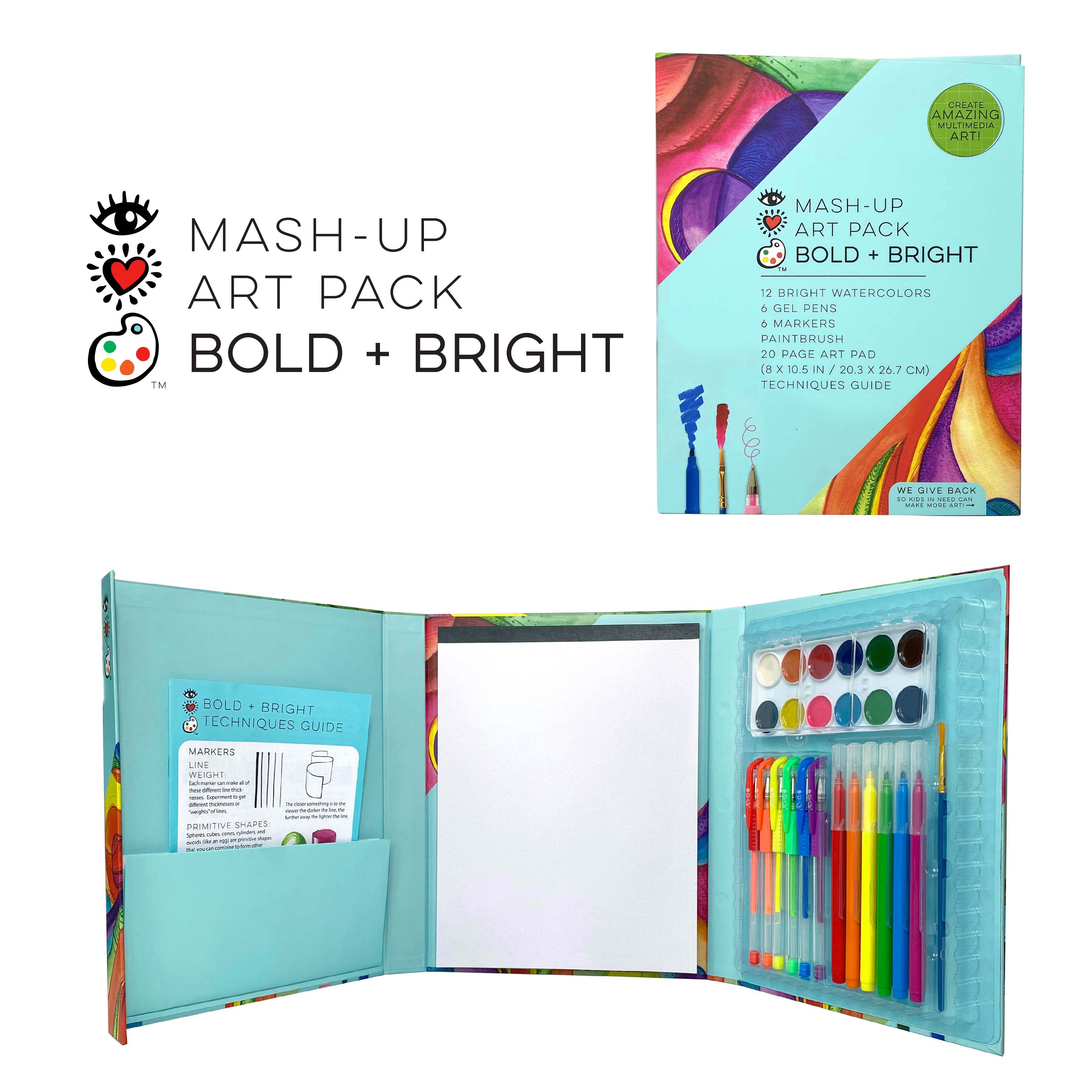 Bright Stripes - Mash-Up Art Pack Bold & Bright - Creativity