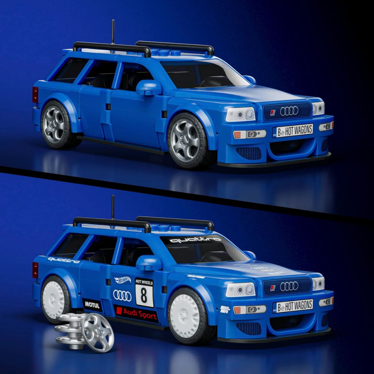 Hot Wheels - Mattel Brick Shop Hot Wheels ’94 Audi Avant RS2 - Vehicles