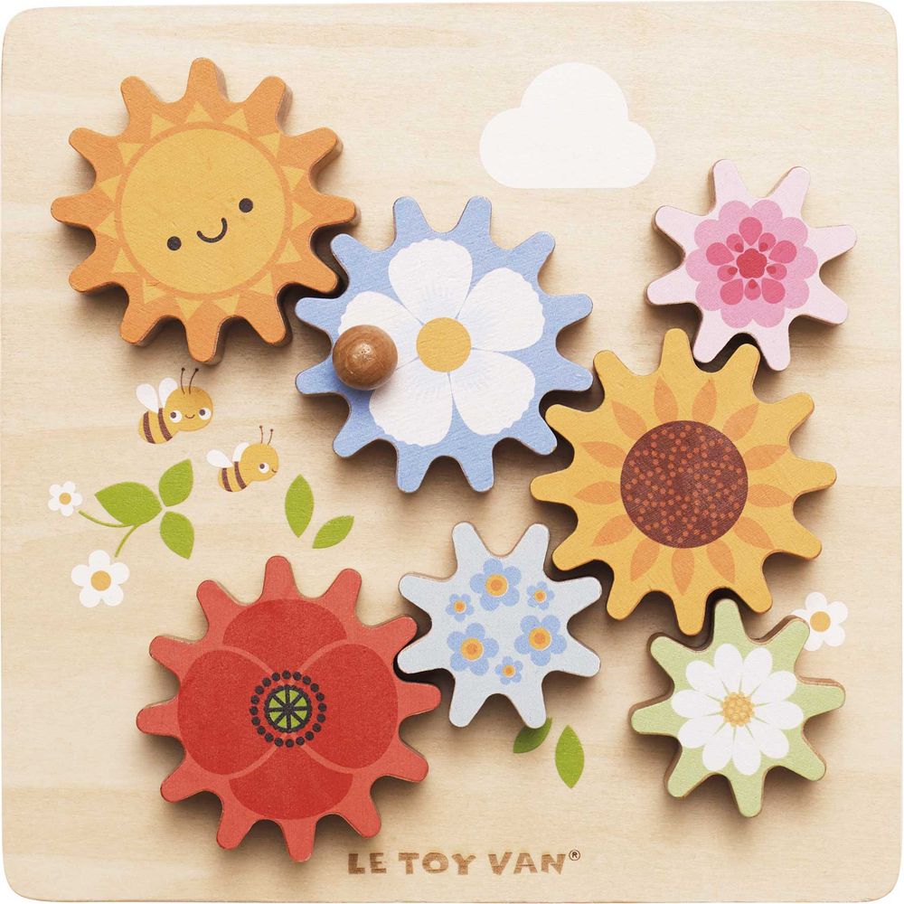 Le Toy Van - Meadow Bees Gears & Cogs Activity Toy - Infants
