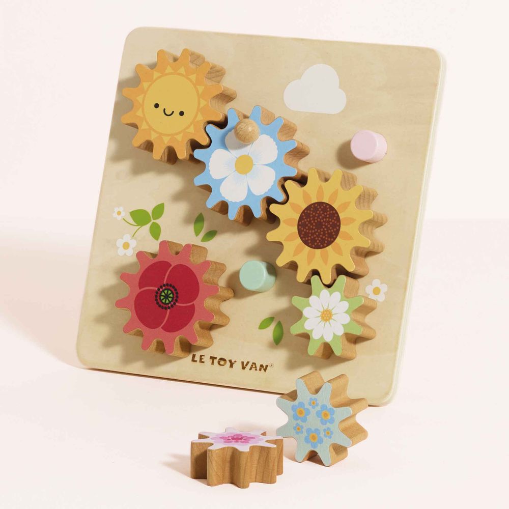 Le Toy Van - Meadow Bees Gears & Cogs Activity Toy - Infants