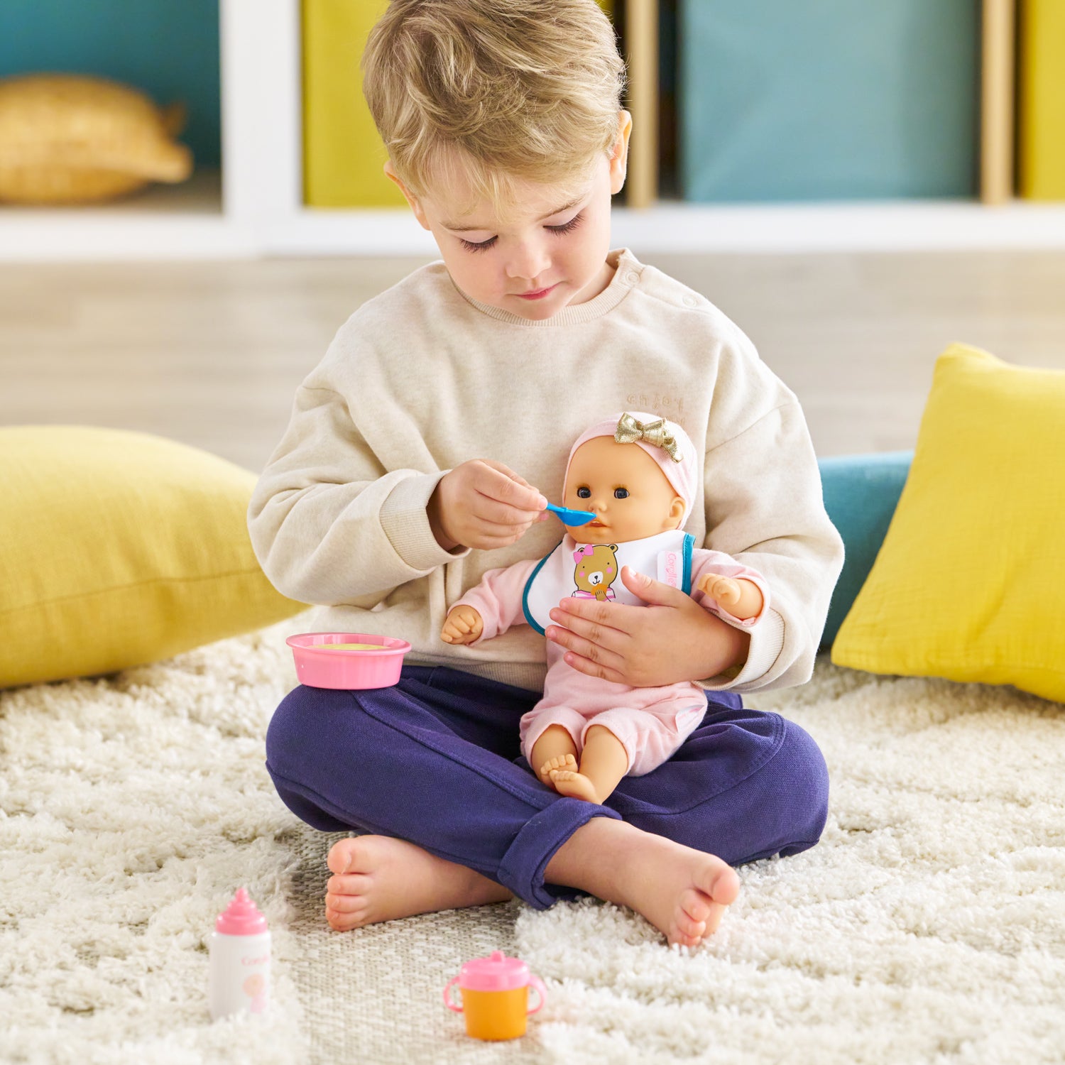 Corolle - Mealtime Pretend Play Set for 12" Dolls - Dolls