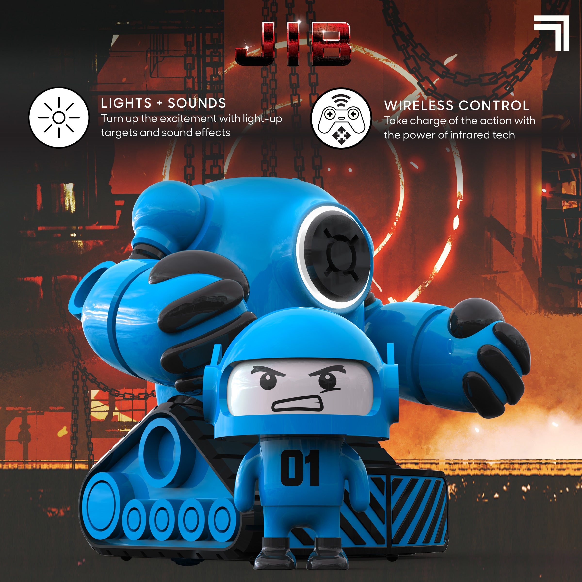 Sharper Image - Mecha Rivals RC Ejecting Battle Robots - Vehicles