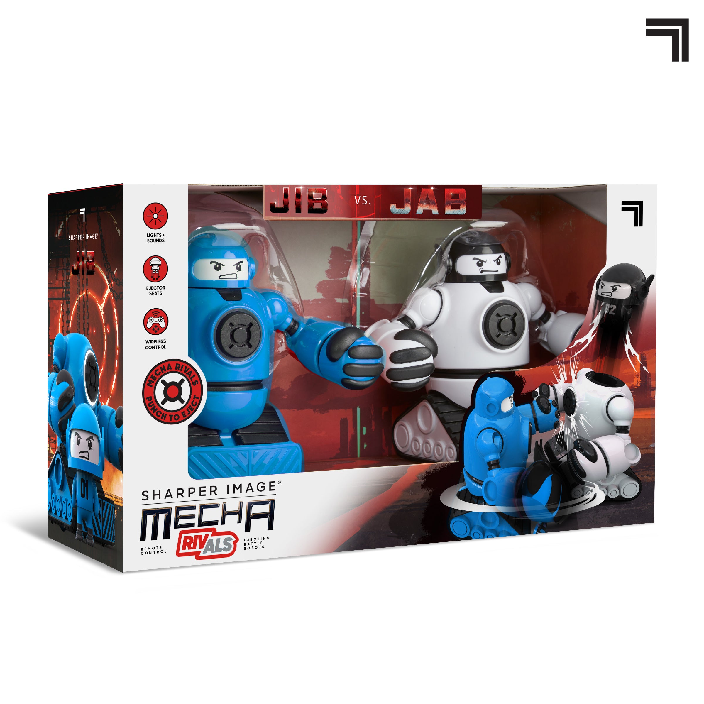 Sharper Image - Mecha Rivals RC Ejecting Battle Robots - Vehicles