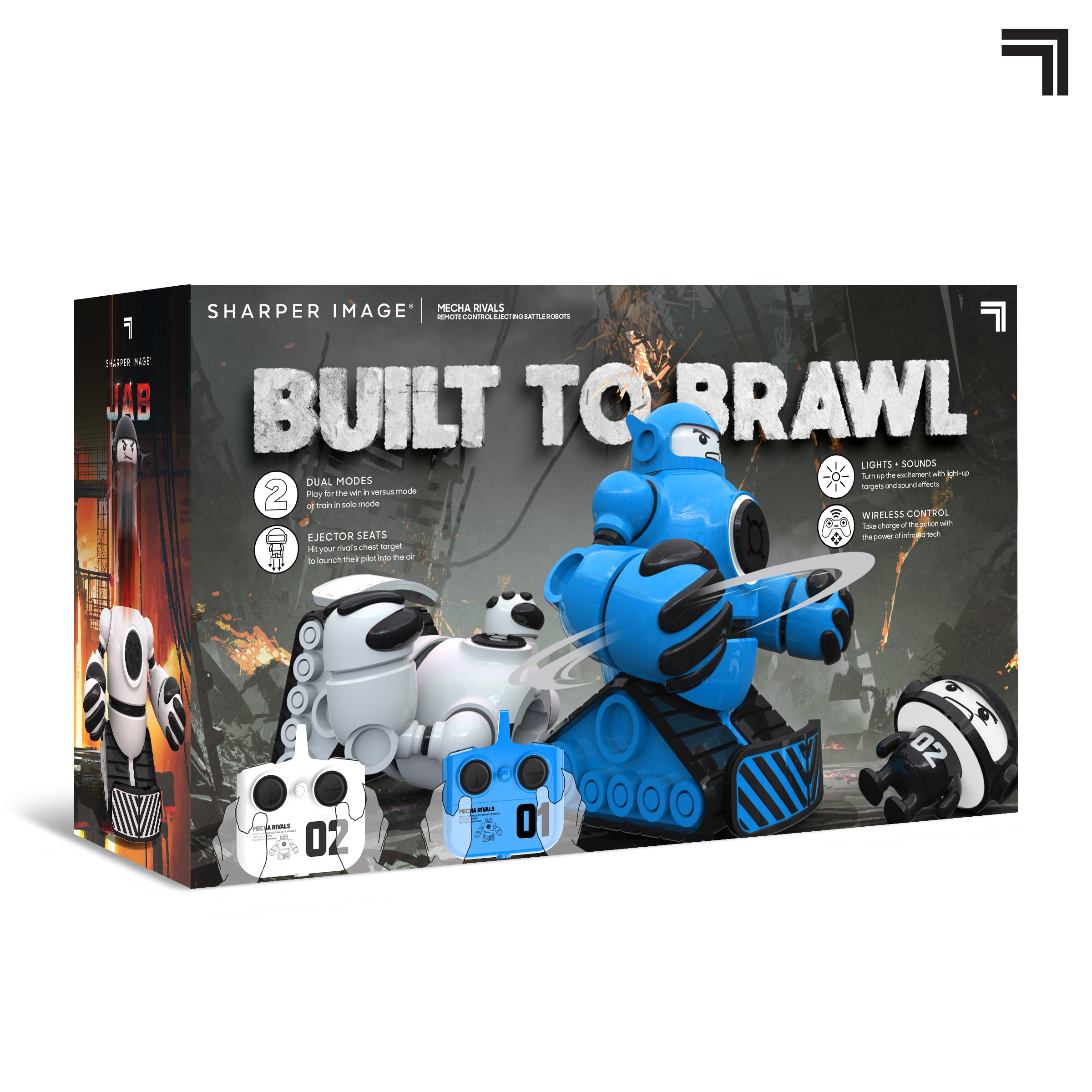 Sharper Image - Mecha Rivals RC Ejecting Battle Robots - Vehicles
