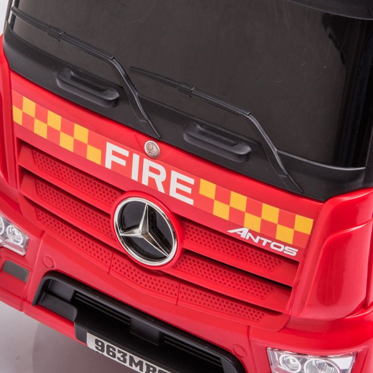 Freddo - Mercedes Benz Antos Foot to Floor Fire Truck Ride On - Outdoor