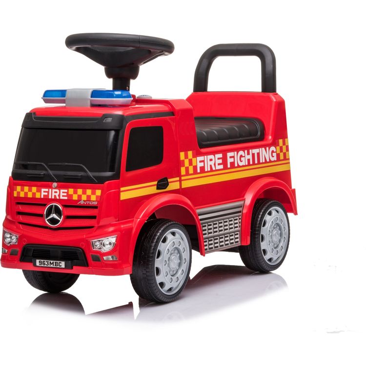 Freddo - Mercedes Benz Antos Foot to Floor Fire Truck Ride On - Outdoor