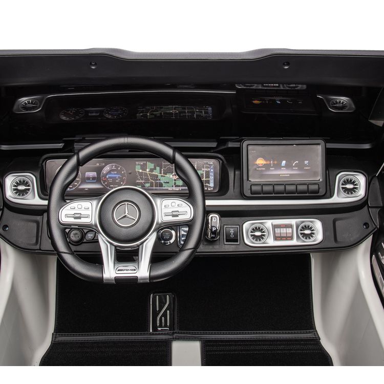 Freddo - Mercedes G-Wagon 24V 4x4 2-Seater Ride on Car - White - Outdoor