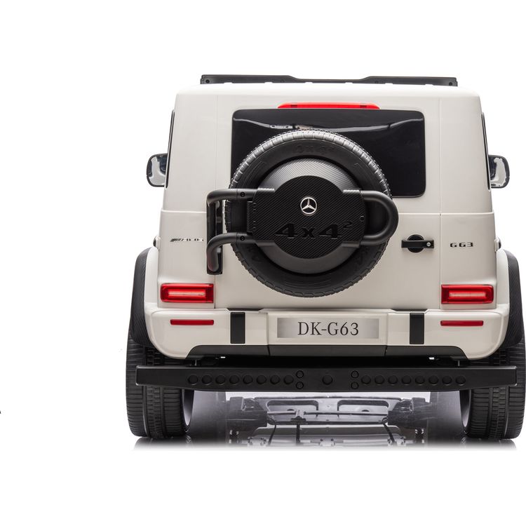 Freddo - Mercedes G-Wagon 24V 4x4 2-Seater Ride on Car - White - Outdoor