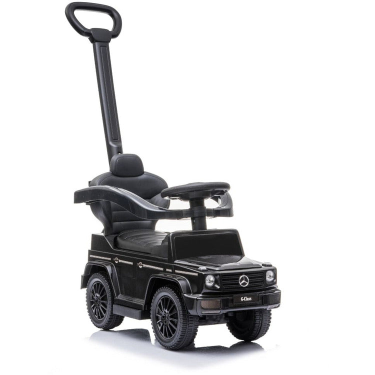 Best Ride on Cars - Mercedes G-Wagon 3 In 1 Push Car - Black - Outdoor