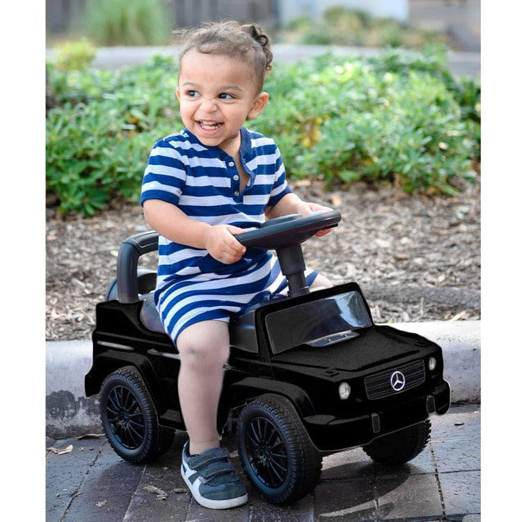 Best Ride on Cars - Mercedes G-Wagon Push Car - Black - Outdoor