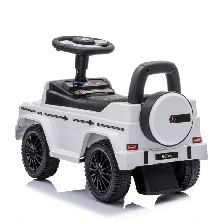Best Ride on Cars - Mercedes G-Wagon Push Car - White - Outdoor