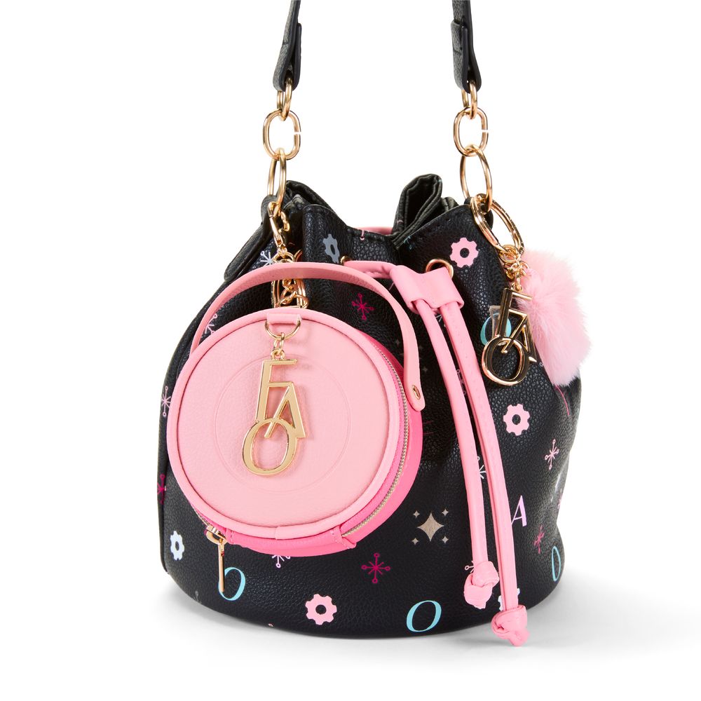 FAO Schwarz - Mercer Mini Round Bag Charm - Fashion Activity and Roleplay